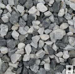 14-20mm Black Ice Gravel Chippings Decorative Aggregate, 50pack of 25KG Bags