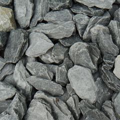 40mm Charcoal Slate Chippings Decorative Aggregate