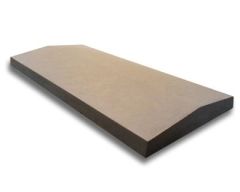 15 inch, 380mm Concrete Utility Twice Weathered Wall Coping Stone