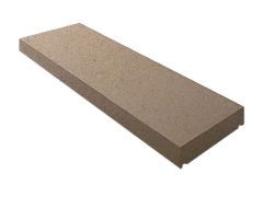 15 inch, 380mm Dry Cast Stone Flat Wall Coping Stone