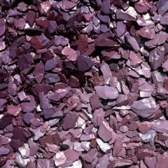 40mm Plum Slate Chippings Decorative Aggregate, 50pack of 25KG Bags