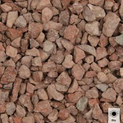 14mm Red Granite Chippings Decorative Aggregate, 25KG