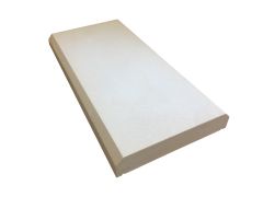 22  inch, 560mm Dry Cast Stone, Shallow Chamfered Flat Wall Coping Stone
