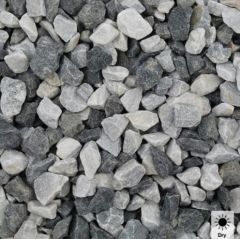 14-20mm Black Ice Gravel Chippings Decorative Aggregate, 25KG
