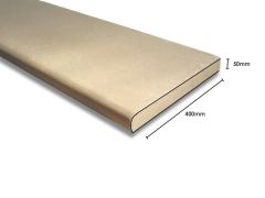 Concrete Bullnose Step Tread, Cream Stone