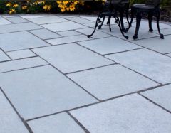 Kota Blue, Natural Limestone Paving 22mm Calibrated 19m2 Patio Kit
