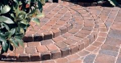 Breedon Norfolk Rumbled 50 Driveway Block Paving Pack, Burnt Ochre (Cemex Chelsea 50, Autumn Hue)