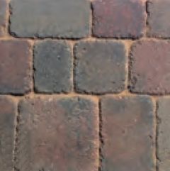 Breedon Norfolk Rumbled 50 Driveway Block Paving Pack, Sunset (Cemex Chelsea 50, Sunrise)