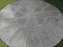 Olde York 1.8m Circle Patio Kit - Grey Green