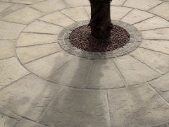 Olde York 3.6m HALF Circle Patio Kit - Worn Limestone