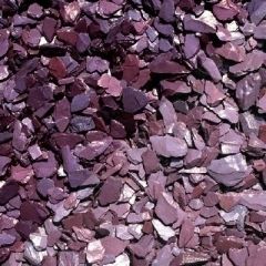 40mm Plum Slate Chippings Decorative Aggregate, 25KG