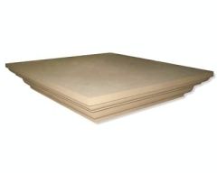 13 x 18 inch Regency Flat Top Stone Pier Cap - Rectangular
