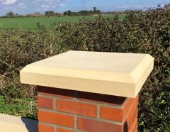 31 inch, 790mm Shallow Chamfered Flat Pier Cap